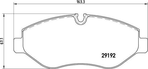 Brembo P 50 085 - Тормозные колодки, дисковые, комплект parts5.com