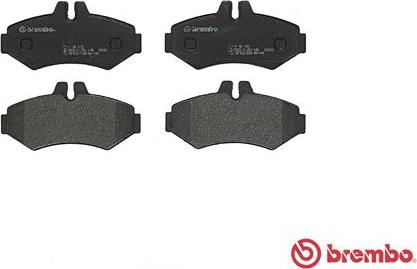 Brembo P 50 020 - Тормозные колодки, дисковые, комплект parts5.com