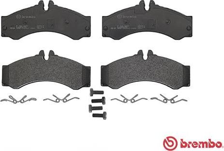 Brembo P 50 028 - Тормозные колодки, дисковые, комплект parts5.com