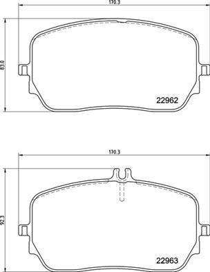 Brembo P 50 149 - Тормозные колодки, дисковые, комплект parts5.com