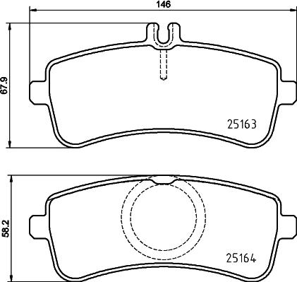 Brembo P 50 132 - Тормозные колодки, дисковые, комплект parts5.com