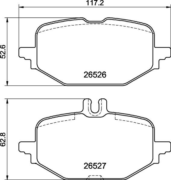 Brembo P 50 172 - Тормозные колодки, дисковые, комплект parts5.com