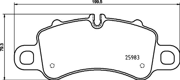 Brembo P 65 041 - Тормозные колодки, дисковые, комплект parts5.com