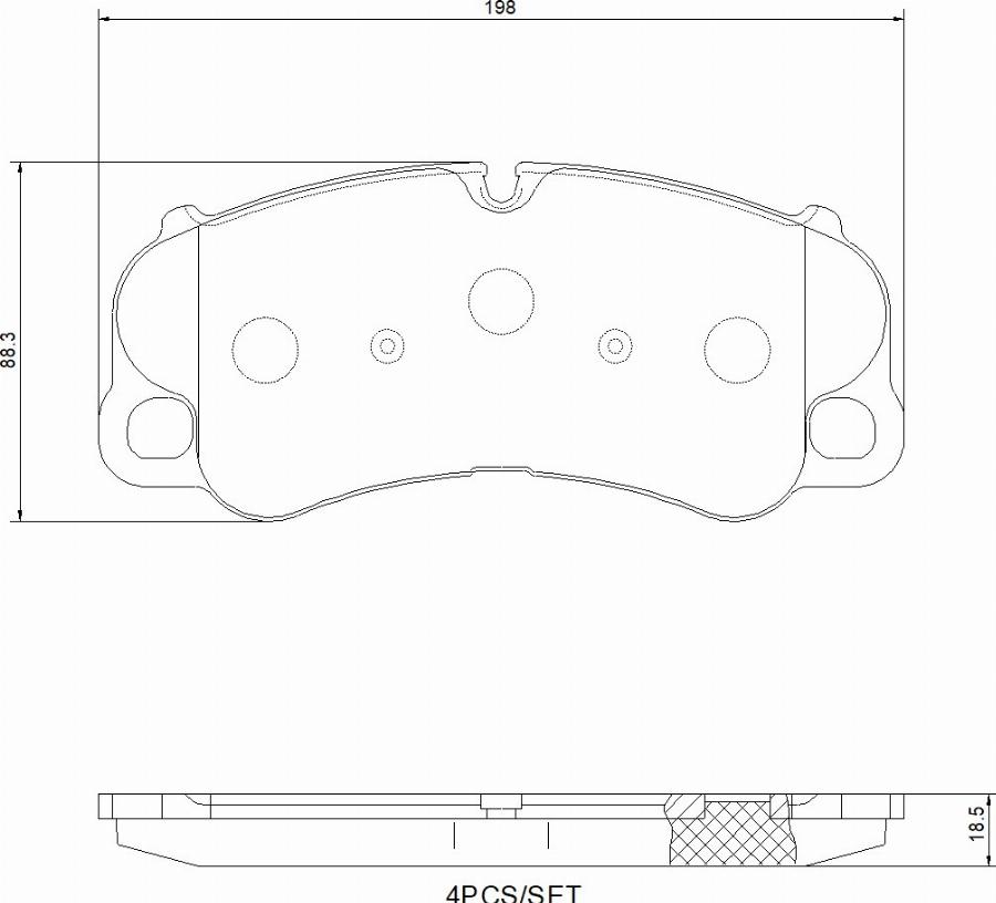 Brembo P 65 054 - Тормозные колодки, дисковые, комплект parts5.com