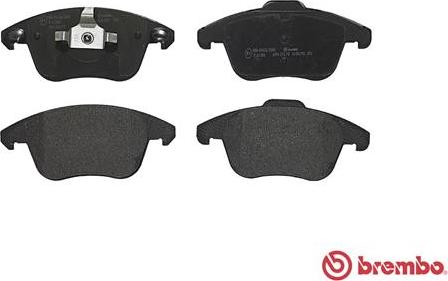 Brembo P 61 086 - Тормозные колодки, дисковые, комплект parts5.com