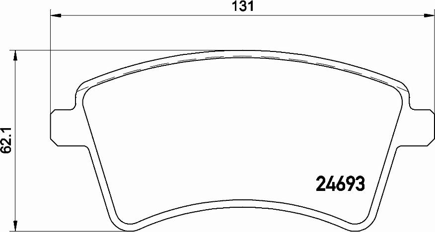 Brembo P 68 044E - Тормозные колодки, дисковые, комплект parts5.com