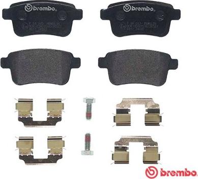 Brembo P 68 043 - Тормозные колодки, дисковые, комплект parts5.com