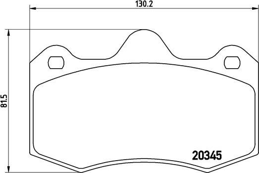 Brembo P 68 051 - Тормозные колодки, дисковые, комплект parts5.com