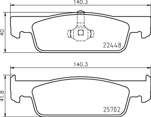 Brembo P 68 069 - Тормозные колодки, дисковые, комплект parts5.com