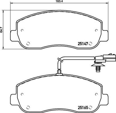 Brembo P 68 062 - Тормозные колодки, дисковые, комплект parts5.com