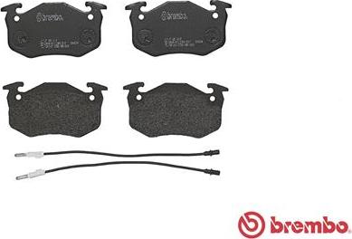 Brembo P 68 015 - Тормозные колодки, дисковые, комплект parts5.com