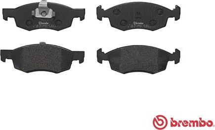 Brembo P 68 039 - Тормозные колодки, дисковые, комплект parts5.com