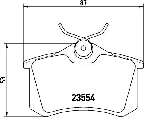 Brembo P 68 024 - Тормозные колодки, дисковые, комплект parts5.com