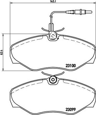 Brembo P 68 026 - Тормозные колодки, дисковые, комплект parts5.com