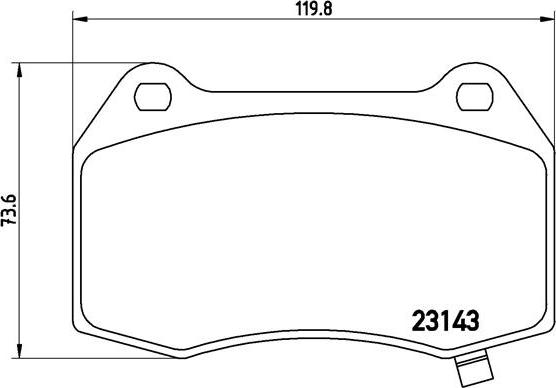 Brembo P 09 003 - Тормозные колодки, дисковые, комплект parts5.com