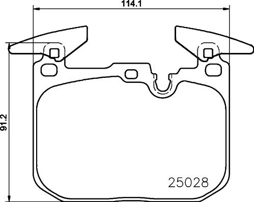 Brembo P 06 096X - Тормозные колодки, дисковые, комплект parts5.com