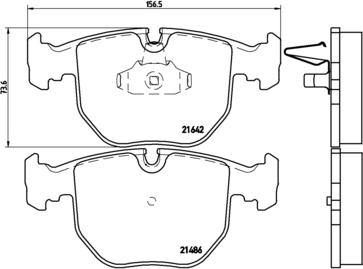 Brembo P 06 048 - Тормозные колодки, дисковые, комплект parts5.com