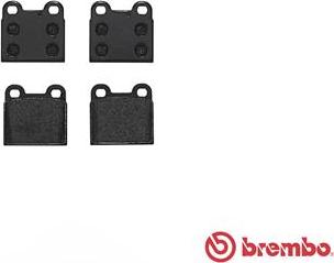 Brembo P 06 001 - Тормозные колодки, дисковые, комплект parts5.com