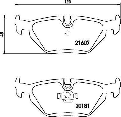 Brembo P 06 013 - Тормозные колодки, дисковые, комплект parts5.com