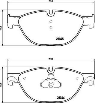 Brembo P 06 076 - Тормозные колодки, дисковые, комплект parts5.com