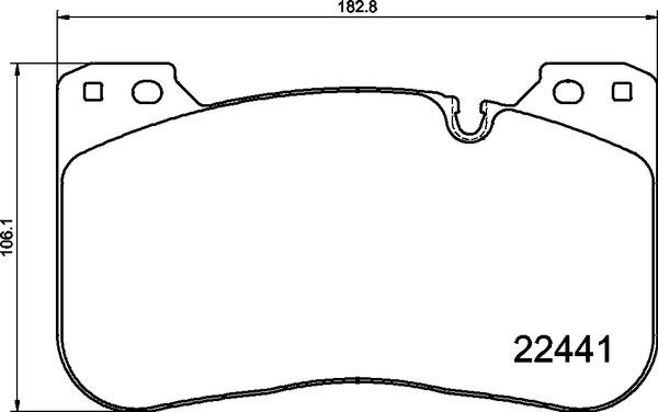 Brembo P 06 100 - Тормозные колодки, дисковые, комплект parts5.com