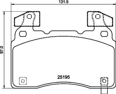 Brembo P 10 064 - Тормозные колодки, дисковые, комплект parts5.com