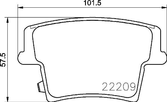 Brembo P 11 040 - Тормозные колодки, дисковые, комплект parts5.com