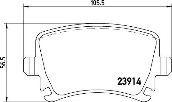 Brembo P 85 095X - Тормозные колодки, дисковые, комплект parts5.com