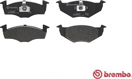 Brembo P 85 030 - Тормозные колодки, дисковые, комплект parts5.com