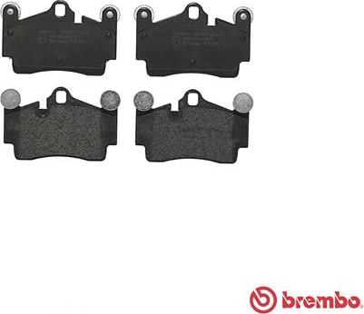 Brembo P 85 070 - Тормозные колодки, дисковые, комплект parts5.com