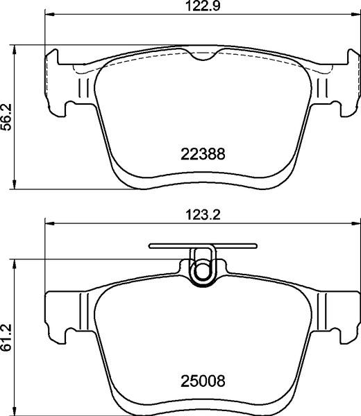 Brembo P 85 191 - Тормозные колодки, дисковые, комплект parts5.com