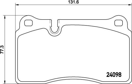 Brembo P 85 116 - Тормозные колодки, дисковые, комплект parts5.com