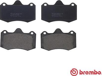 Brembo P 85 134 - Тормозные колодки, дисковые, комплект parts5.com