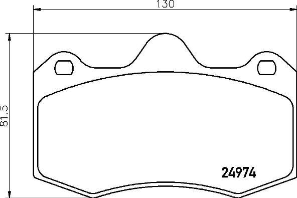 Brembo P 85 134 - Тормозные колодки, дисковые, комплект parts5.com