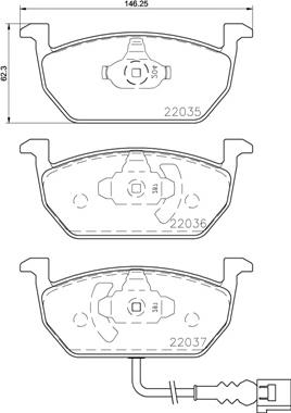 Brembo P 85 137X - Тормозные колодки, дисковые, комплект parts5.com