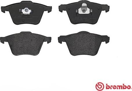 Brembo P 86 018 - Тормозные колодки, дисковые, комплект parts5.com