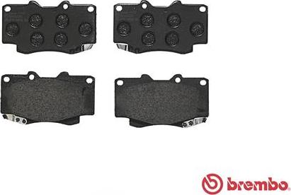 Brembo P 83 069 - Тормозные колодки, дисковые, комплект parts5.com