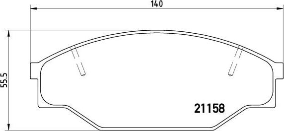 Brembo P 83 013 - Тормозные колодки, дисковые, комплект parts5.com