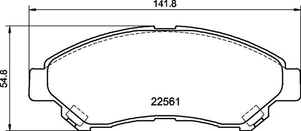 Brembo P 83 191 - Тормозные колодки, дисковые, комплект parts5.com