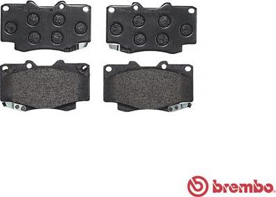 Brembo P 83 151 - Тормозные колодки, дисковые, комплект parts5.com