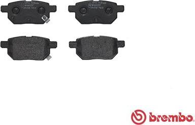 Brembo P 83 133 - Тормозные колодки, дисковые, комплект parts5.com