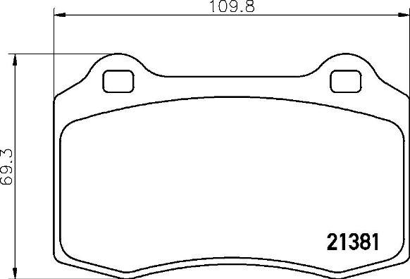 Brembo P 36 020X - Тормозные колодки, дисковые, комплект parts5.com