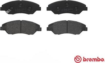 Brembo P 30 015 - Тормозные колодки, дисковые, комплект parts5.com