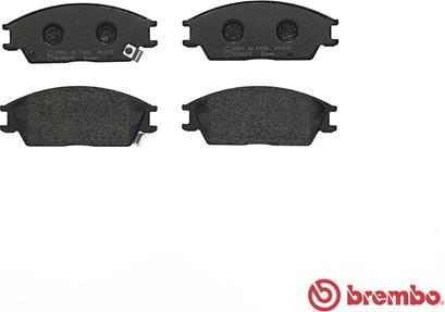 Brembo P 30 024 - Тормозные колодки, дисковые, комплект parts5.com