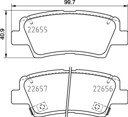 Brembo P 30 103 - Тормозные колодки, дисковые, комплект parts5.com