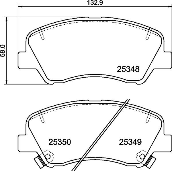 INTERBRAKE DP41883 - Тормозные колодки, дисковые, комплект parts5.com