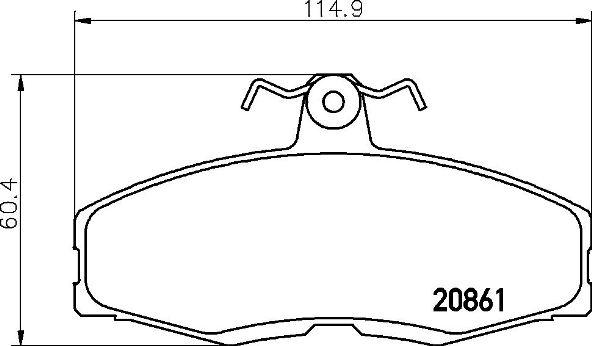 Brembo P 24 013 - Тормозные колодки, дисковые, комплект parts5.com