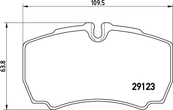 Brembo P 24 084 - Тормозные колодки, дисковые, комплект parts5.com