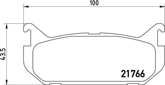 Brembo P 24 036 - Тормозные колодки, дисковые, комплект parts5.com