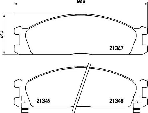 Brembo P 24 026 - Тормозные колодки, дисковые, комплект parts5.com